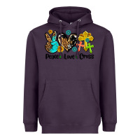 Plum peace love cross Heavyweight Hoodie - AdoDesignShop