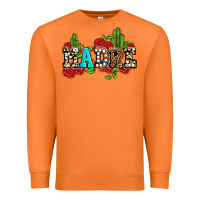 Carrot madre with roses and cactus Premium Sweatshirt - AdoDesignShop