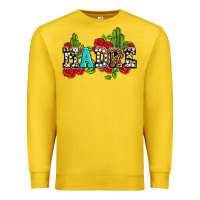 Lemon madre with roses and cactus Premium Sweatshirt - AdoDesignShop