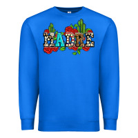 True Royal madre with roses and cactus Premium Sweatshirt - AdoDesignShop
