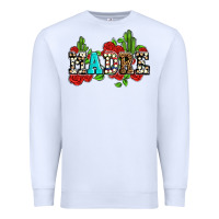 White madre with roses and cactus Premium Sweatshirt - AdoDesignShop