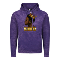 Cloud Purple black king Vintage Hoodie - FaDigitalArtStudio