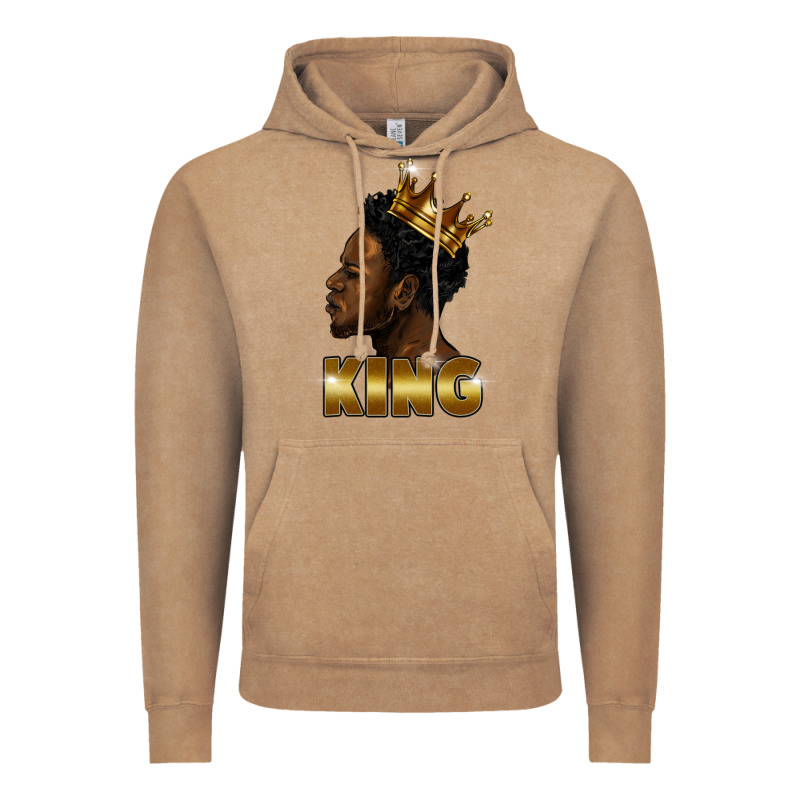 Black King Vintage Hoodie by FaDigitalArtStudio | Teevron