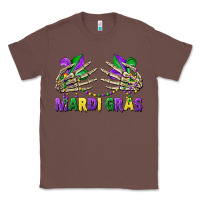 Chestnut mardi gras skeleton hands Classic Tee - CowGirlArtShop