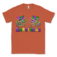 Copper mardi gras skeleton hands Classic Tee - CowGirlArtShop