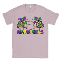 Mardi Gras Skeleton Hands Classic Tee | Teevron