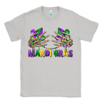 Moon Dust mardi gras skeleton hands Classic Tee - CowGirlArtShop