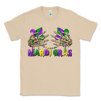 Mushroom mardi gras skeleton hands Classic Tee - CowGirlArtShop