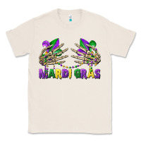 Natural mardi gras skeleton hands Classic Tee - CowGirlArtShop