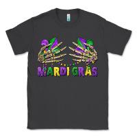 Smoke mardi gras skeleton hands Classic Tee - CowGirlArtShop