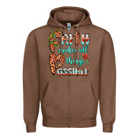 Chestnut faith makes all things possible Zipper Hoodie - BarkalooDesign
