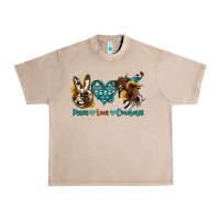 French Oak peace love cowboys Urban Heavy Tee - OliviaCreatesArt