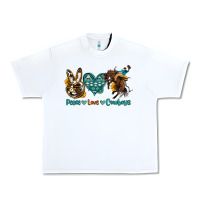 White peace love cowboys Urban Heavy Tee - OliviaCreatesArt