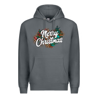 Rock Merry Christmas Premium Hoodie - CowhideDigitalArt