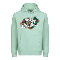 Seafoam Merry Christmas Premium Hoodie - CowhideDigitalArt