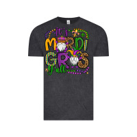 Vintage Black it's mardi gras y'all gnomes Vintage Tee - OliviaCreatesArt