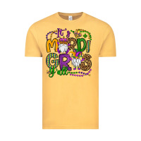 Vintage Mustard it's mardi gras y'all gnomes Vintage Tee - OliviaCreatesArt