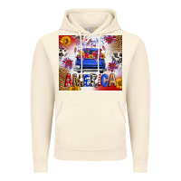 Vintage Artic Fourth Of July America Truck Vintage Hoodie - FaDigitalArtStudio
