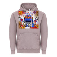 Vintage Zinc Fourth Of July America Truck Vintage Hoodie - FaDigitalArtStudio