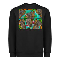 Black koala tumbler Heavyweight Sweatshirt - BarkalooDesign