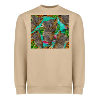 Mushroom koala tumbler Heavyweight Sweatshirt - BarkalooDesign