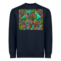 Navy koala tumbler Heavyweight Sweatshirt - BarkalooDesign