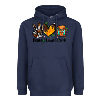 Navy peace love camp ado Heavyweight Hoodie - AdoDesignShop