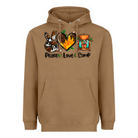 Toasted Coconut peace love camp ado Heavyweight Hoodie - AdoDesignShop