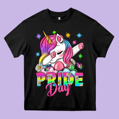 Pride Day Lgbtq+ Heavy Core Tee Designed By Nancycooperartshop