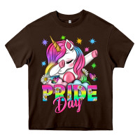 Chocolate Brown Pride Day LGBTQ+ Heavy Core Tee - NancyCooperArtShop