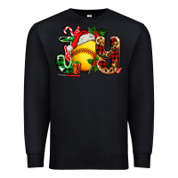 Black joy with softball Premium Sweatshirt - AdoDesignShop
