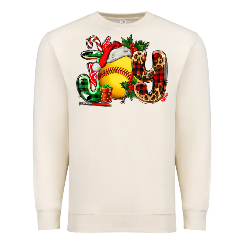 Joy With Softball Premium Sweatshirt by AdoDesignShop | Teevron