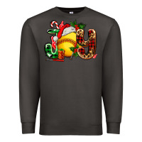 Smoke joy with softball Premium Sweatshirt - AdoDesignShop