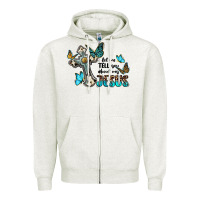 Oatmeal Heather let me tell you about my jesus Zipper Hoodie - BarkalooDesign