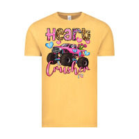 Vintage Mustard heart crusher olivia Vintage Tee - OliviaCreatesArt