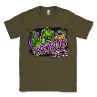 Army Green mardi saurus rex Classic Tee - CowGirlArtShop