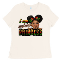 Bone i am melanin princess black peekaboo Ladies Tee - CowGirlArtShop