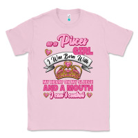 Bubblegum Pink As A Pisces Girl I Was Born With My Heart On My Sleeve And A Mouth Classic Tee - Jasminsmagicworld