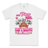 White As A Pisces Girl I Was Born With My Heart On My Sleeve And A Mouth Classic Tee - Jasminsmagicworld