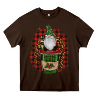 Chocolate Brown gnomes with coffee christmas Heavy Core Tee - RanaPortraitStore