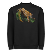 Black florida panther Heavyweight Sweatshirt - BarkalooDesign