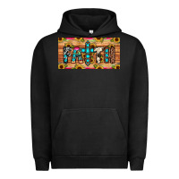 Pigment Black faith license plate Urban Hoodie - JahusDesignShop