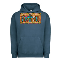 Pigment Midnight Navy faith license plate Urban Hoodie - JahusDesignShop