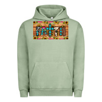 Pigment Oil Green faith license plate Urban Hoodie - JahusDesignShop