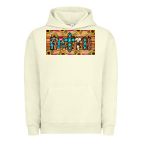 Pigment Pistachio faith license plate Urban Hoodie - JahusDesignShop