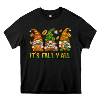 Black It's Fall Y'all Heavy Core Tee - texasbilliewilder