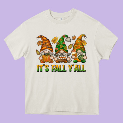 It's Fall Y'all Heavy Core Tee Designed By Texasbilliewilder