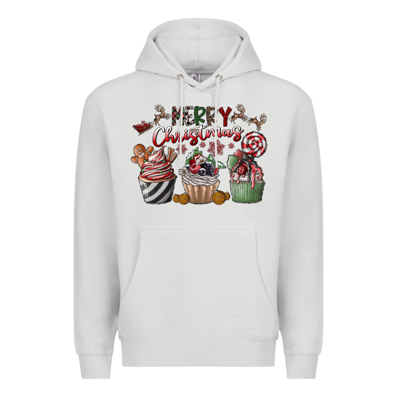 Merry Christmas Premium Hoodie by CowhideDigitalArt | Teevron