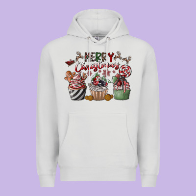 Merry Christmas Premium Hoodie Designed By Cowhidedigitalart