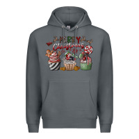 Rock Merry Christmas Premium Hoodie - CowhideDigitalArt